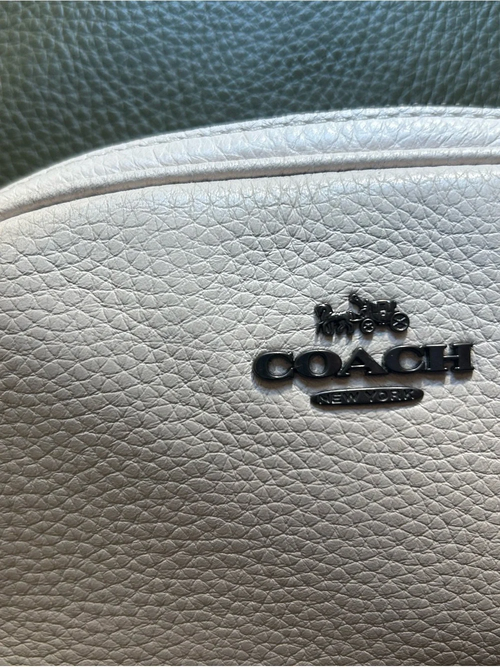 Coach Court Color Block Pebbled Leather Backpack